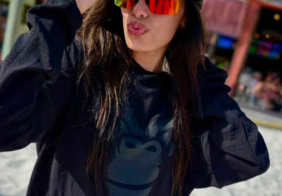 Air-Flow Long Sleeve Pullover: Beastmode Black