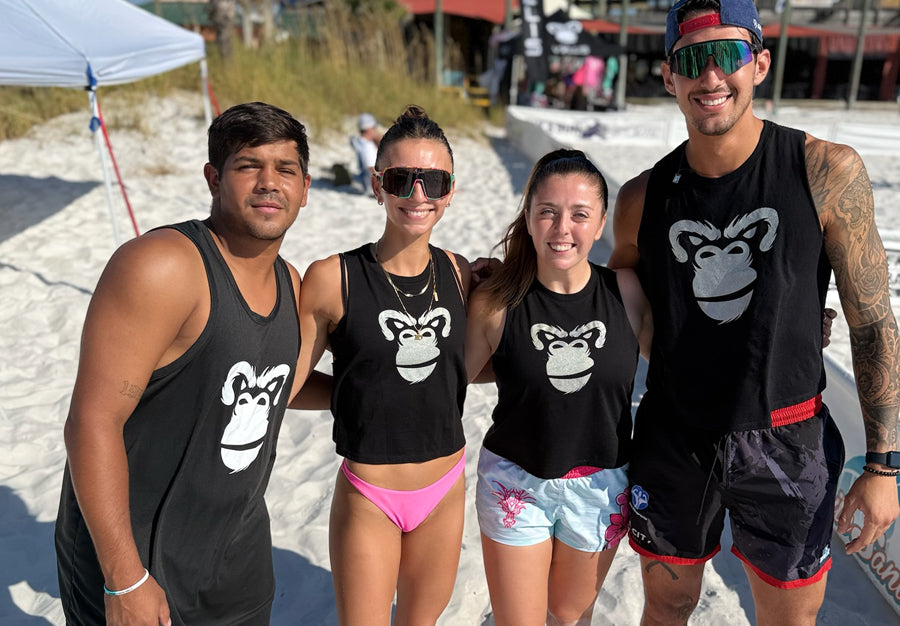 Kong Crop Top: Primal Black Out