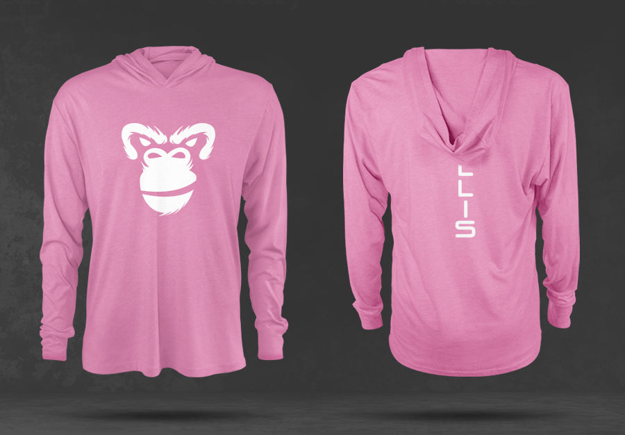 Jungle Soft Long Sleeve Pullover: Rainforest Flamingo