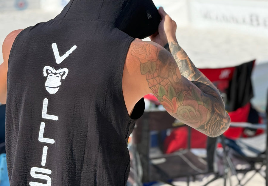 Air-Flow Sleeveless Pullover: Beastmode Black