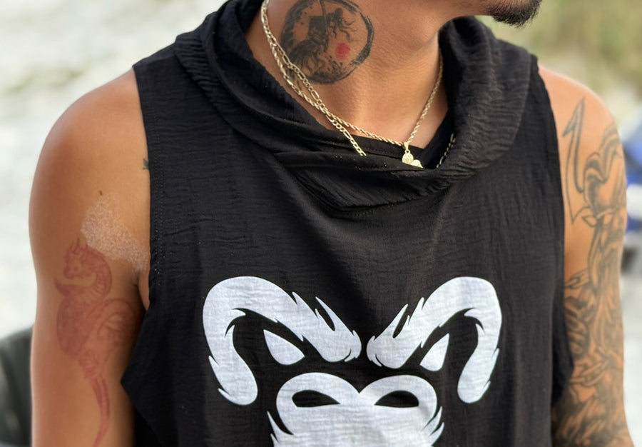Air-Flow Sleeveless Pullover: Beastmode Black