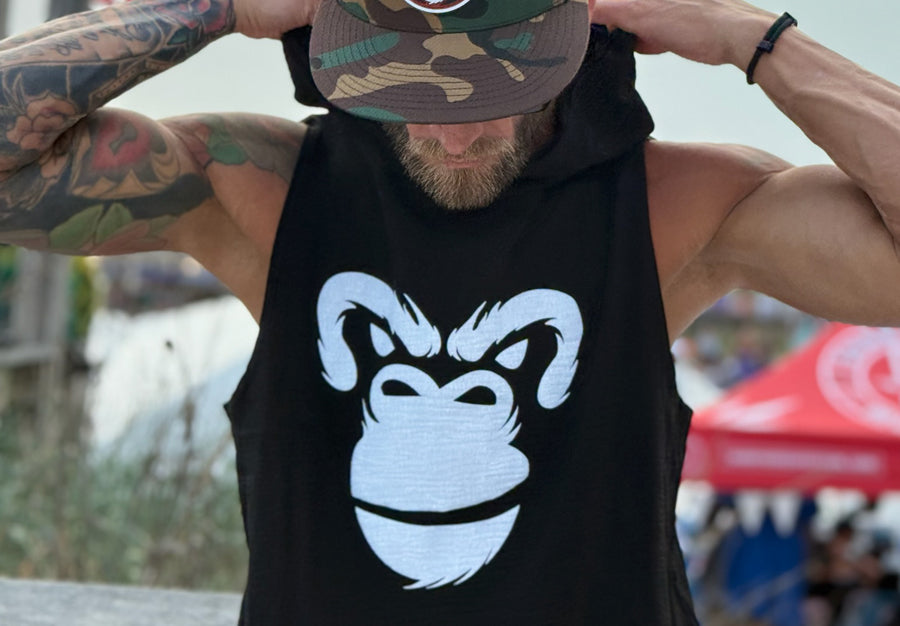 Air-Flow Sleeveless Pullover: Beastmode Black