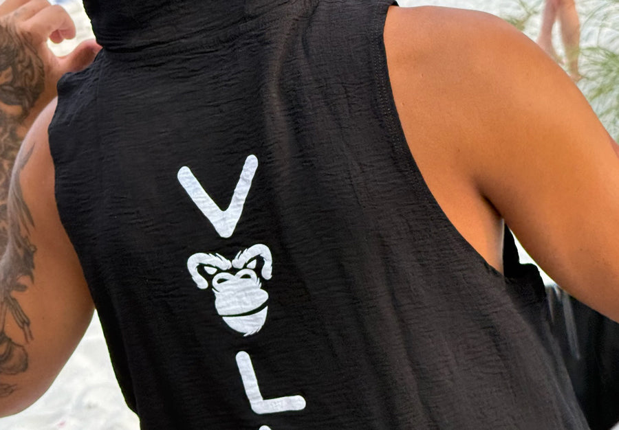 Air-Flow Sleeveless Pullover: Beastmode Black