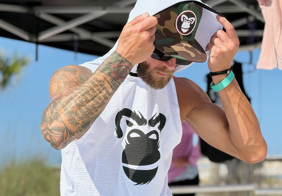 Air-Flow Sleeveless Pullover: Primal White