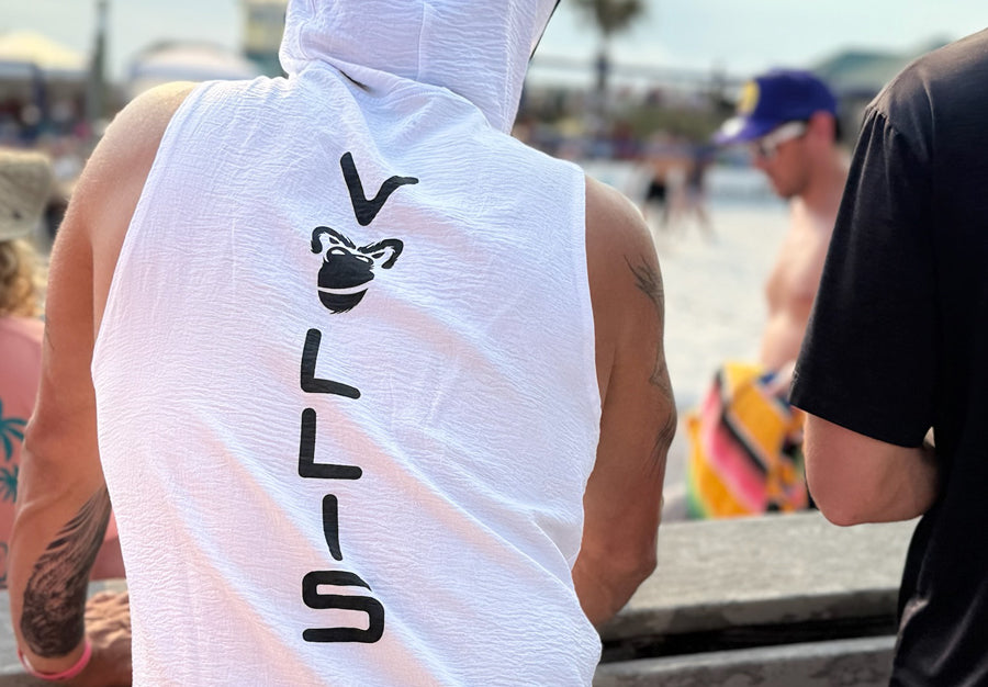 Air-Flow Sleeveless Pullover: Primal White