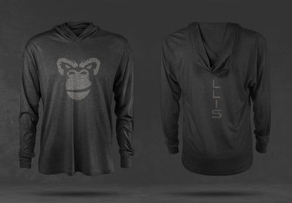 Air-Flow Long Sleeve Pullover: Beastmode Black