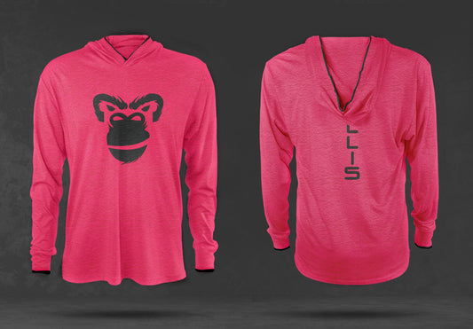 Air-Flow Long Sleeve Pullover: Roaring Pink