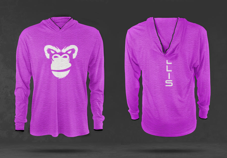 Air-Flow Long Sleeve Pullover: Canopy Mist Violet