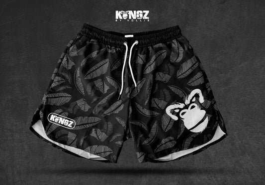 KONGZ Mens: Banana Leaf Beast Black