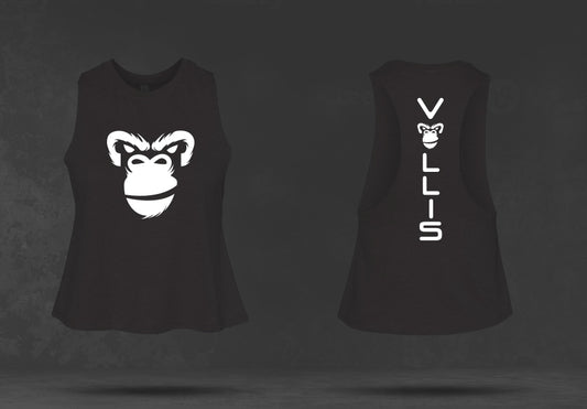 Kong Crop Top - Black Crop