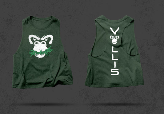 Kong Crop Top: Canopy Green [Grass Edition]
