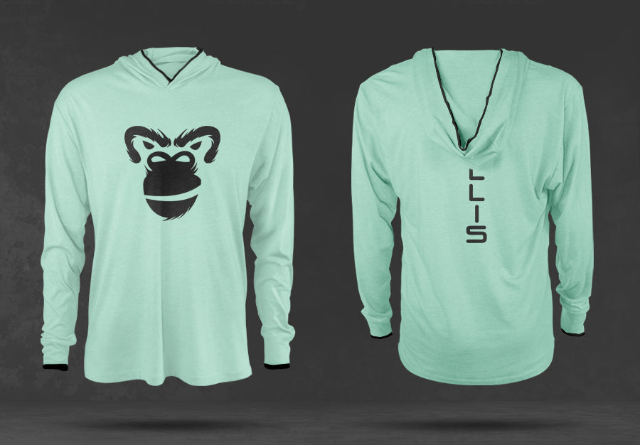 Jungle Soft Long Sleeve Pullover: Jungle Vine Mint