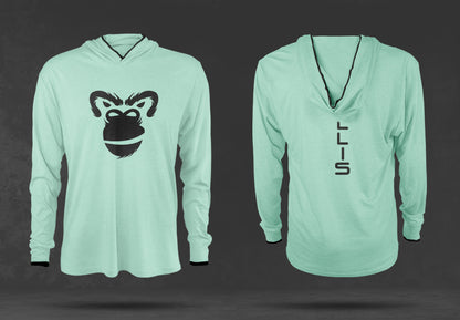 Jungle Soft Long Sleeve Pullover: Jungle Vine Mint