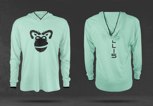 Jungle Soft Long Sleeve Pullover: Jungle Vine Mint