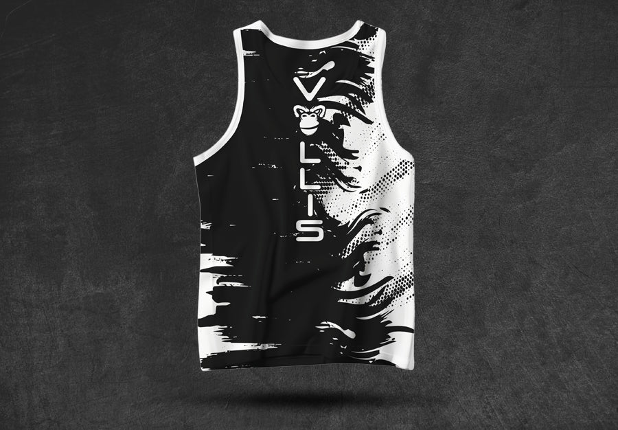 Jersey: Black/White Jungle Thunder