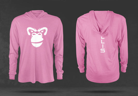 Jungle Soft Long Sleeve Pullover: Rainforest Flamingo