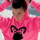 Air-Flow Long Sleeve Pullover: Roaring Pink