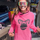 Air-Flow Long Sleeve Pullover: Roaring Pink
