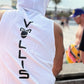 Air-Flow Sleeveless Pullover: Primal White