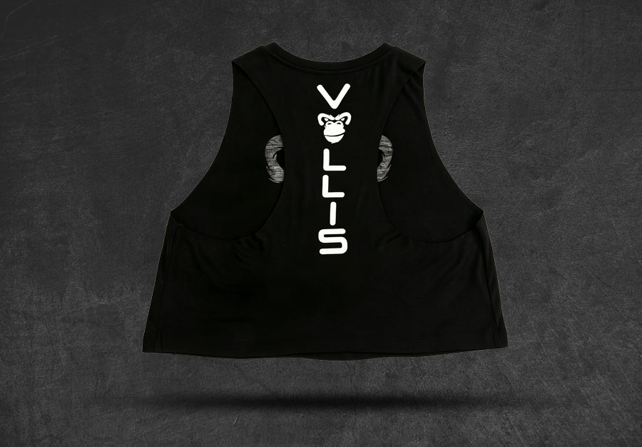 Jungle Soft Crop Top: Beastmode Black