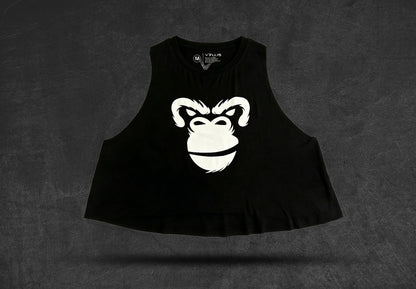 Jungle Soft Crop Top: Beastmode Black