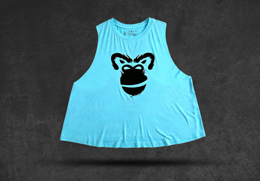 Jungle Soft Crop Top: Gorilla Glacier